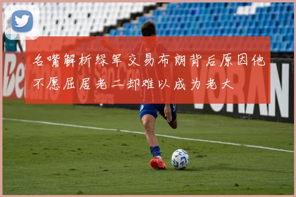 名嘴解析绿军交易布朗背后原因他不愿屈居老二却难以成为老大
